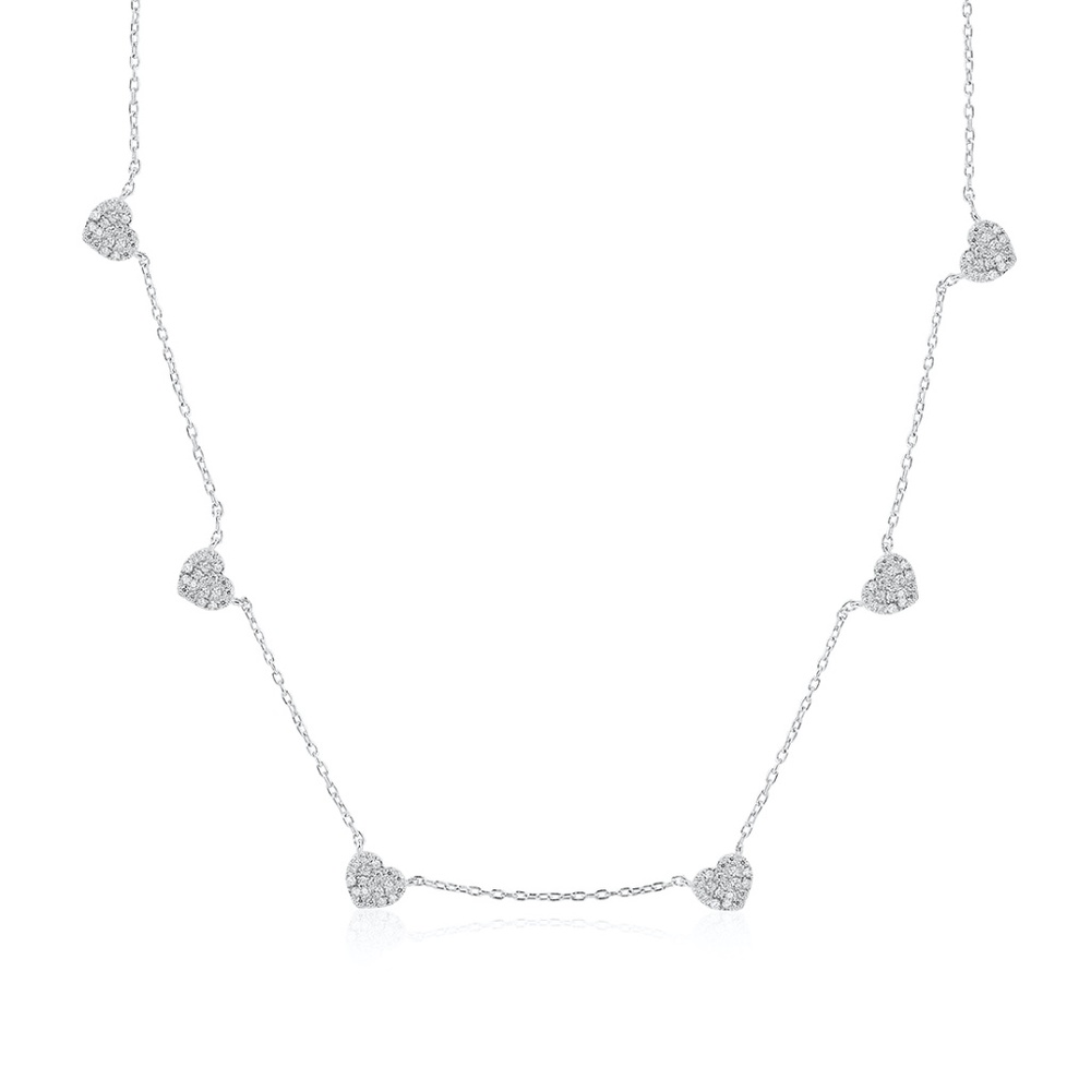 Chic Heart Stone Necklace